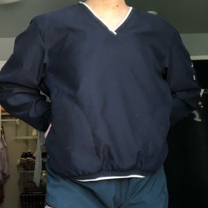 Vintage V-Neck Windbreaker
